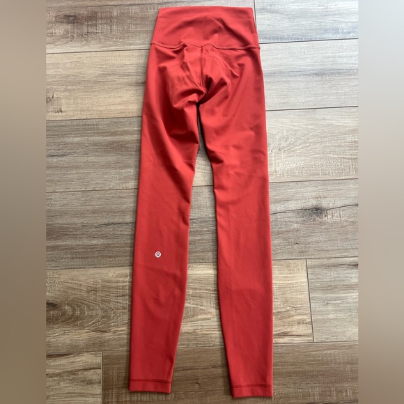Lululemon Women's Wunder Train High-Rise Tight 28" Cayenne Leggings Size 2 - Picture 1 of 10